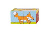 Pusselspel - Goki Wooden Block Puzzle Animals 2 pcs. Block - 57725
