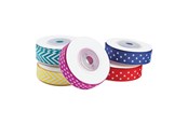 Konst- och hantverksmaterial - Colorations - Ribbon with Patterns Set of 5 - CHPATRIB