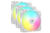 Chassi fläkt - Corsair RS120 ARGB 3-pack - Chassi fläkt - 120mm - Vit med RGB-ljus - 36 dBA - CO-9050185-WW