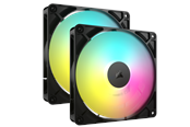 Chassi fläkt - Corsair RS140 ARGB 2-pack - Chassi fläkt - 140mm - Svart med RGB LED - 36 dBA - CO-9050183-WW