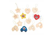 Konst- och hantverksmaterial - Colorations - Decorate your own Wooden Photo Frame Set of 12 - HANGPICS
