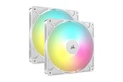 Chassi fläkt - Corsair RS140 ARGB - dual pack - Chassi fläkt - 140mm - Vit med RGB-ljus - 36 dBA - CO-9050187-WW