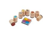 Kreativa spel - Goki Wooden Stamp Set - Wild Animals - 15499