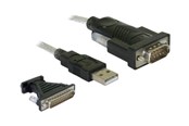 Nätverkskort (adaptrar osv.) - DeLOCK - serial adapter - USB - RS-232 - 61308