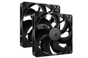 Chassi fläkt - Corsair RS140 - dual-pack - Chassi fläkt - 140mm - Svart - 36 dBA - CO-9050191-WW