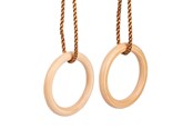 Utomhuslek - Small Foot - Wooden Gymnastic Rings - 11592