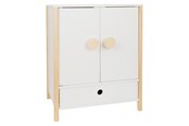 Dockor & Tillbehör - Small Foot - Wooden Dolls Wardrobe Little Button with Hangers 3dlg. - 11812