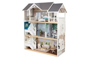 Docka, bamse och tillbehör - Small Foot - Wooden Urban Villa Dollhouse with Accessories 13dlg. - 11802