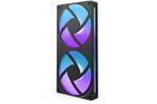 Chassi fläkt - NZXT F240 RGB CORE UNIBODY - 240mm - Chassi fläkt - 120mm - Svart - 30 dBA - RF-U24HF-B1
