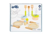 Träleksaker - Small Foot Wooden Cooking Utensils and Tableware Set 15dlg. - 11098