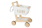 Rollek - Small Foot - Wooden Supermarket Cart White - 12403