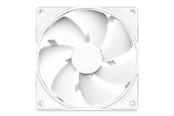 Chassi fläkt - NZXT F120P V2 - Static Pressure - Chassi fläkt - 120mm - Vit - 30 dBA - RF-P12SF-W2