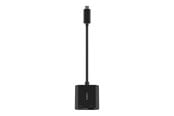 Nätverkskort (adaptrar osv.) - Belkin USB-C Ethernet Adapter 100W PD *DEMO* - INC019BTBK