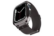 Smartwatch - Accessories - Spigen Metal Fit Pro - graphite - Apple Watch 9/8/7 45mm - ACS04585