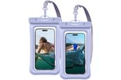 Mobile - Covers & Cases - Spigen Aqua Shield WaterProof Floating Case A610 2 Pack - aqua blue - ACS06016
