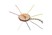 Konst- och hantverksmaterial - Goki Wooden Braid Disc Bracelets Making Craft Kit - 58484