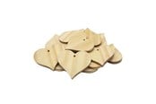 Konst- och hantverksmaterial - Colorations - Wooden Heart Ornaments Large 20pcs. - 31WD12