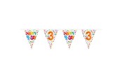 Leksaker - Folat BV Flag line Confetti 3 years 10 meters. - 27103