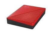 Hårddisk - extern - WD My Passport - Extern Hårddisk - 2TB - Röd - WDBYVG0020BRD-WESN