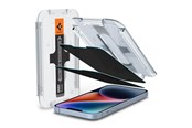Mobiltelefontillbehör-Skyddsfilm - Spigen Glass tR EZ Fit Transparency Sensor Open Privacy 2 Pack - iPhone 16e/14/13/13 Pro - AGL03388