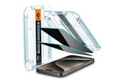 Mobiltelefontillbehör-Skyddsfilm - Spigen Glass tR EZ Fit HD Privacy 1 Pack - iPhone 15 Pro Max - AGL07118