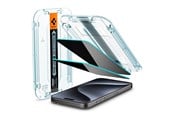 Mobiltelefontillbehör-Skyddsfilm - Spigen Glass tR EZ Fit HD Privacy 1 Pack - iPhone 15 Pro - AGL07120