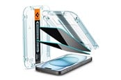 Mobiltelefontillbehör-Skyddsfilm - Spigen Glass tR EZ Fit HD Privacy 1 Pack - iPhone 16/15 - AGL07121