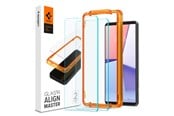Mobiltelefontillbehör-Skyddsfilm - Spigen Glass tR AlignMaster 2 Pack - Sony Xperia 1 VI - AGL08271