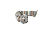 Babyleksaker - Smallstuff - Bed Animal Dog Multi Stiped - 70016-02