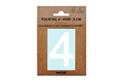 Brevlådor - MEFA Foil number 4 White - A13334