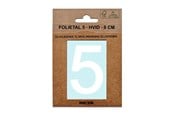 Brevlådor - MEFA Foil number 5 White - A13335