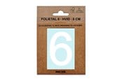 Brevlådor - MEFA Foil number 6 White - A13336