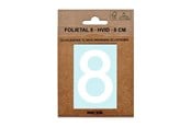 Brevlådor - MEFA Foil number 8 White - A13338
