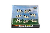 Figure - Kids Globe Cows Black/White 8 pcs. 1:87 - 571878