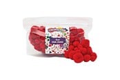 Konst- och hantverksmaterial - Colorations - Pom Poms Red 100pcs. - CHPOMRE