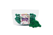 Konst- och hantverksmaterial - Colorations - Pom Poms Green 100pcs. - CHPOMGR