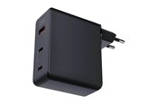 Mobile - Adapters & Chargers - Aukey Omnia II Mix 140W - 3-port GaN PD Wall Charger with Interchangeable EU Plug - LLTSEUN1041556