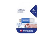 USB-minne - Verbatim DataBar - USB flash drive - 64 GB - 64GB - USB-minne - 49455