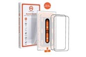 Mobiltelefontillbehör-Skyddsfilm - Mobile Origin Orange Screen Guard iPhone 15 Pro Max with easy applicator - 2 pack - SGA-F-i15ProMax-2pk