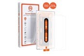 Mobiltelefontillbehör-Skyddsfilm - Mobile Origin Orange Screen Guard iPhone 15 Pro Max/15 Plus with easy applicator - 2 pack - SGA-i15ProMax-2pk