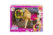 Docka, bamse och tillbehör - Barbie Great Chase Feature Häst - HXJ42