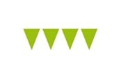 Leksaker - Folat BV Lime green bunting 10mtr. - 22616