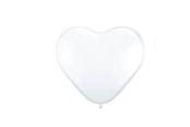 Leksaker - Folat BV Heart Balloons - White 8pcs. - 08148