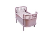 Docka, bamse och tillbehör - Smallstuff Doll Bed - Powder - 51000-12