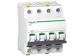 Komponenter för switchboxar och skåp - Schneider Electric Acti9 iC60N 4P 63A double terminal C-characteristic 6/10kA 400V width 72mm - A9F04463