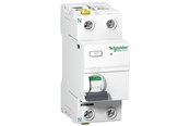 Komponenter för switchboxar och skåp - Schneider Electric Acti9 residual current circuit breaker 2P 16A Double terminal 10mA class A Width 36mm - A9Z20216