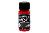 Kreativa spel - Creativ Company Textile Color Semi-opaque Textile Paint - Primary Red 50ml - 34208