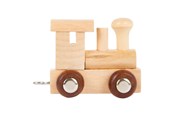 Träleksaker - Small Foot - Wooden Letter Train Locomotive - 7486