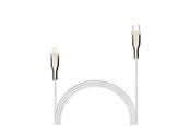 USB-kabel - FIXED METAL - USB-C <-> Lightning - 2m - Vit - FIXDB-CL2-WH