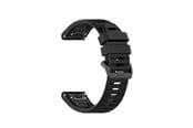 Smartwatch - Accessories - FIXED Silikonrem för Garmin QuickFit 22 mm Svart - FIXSST-QF22MM-BK